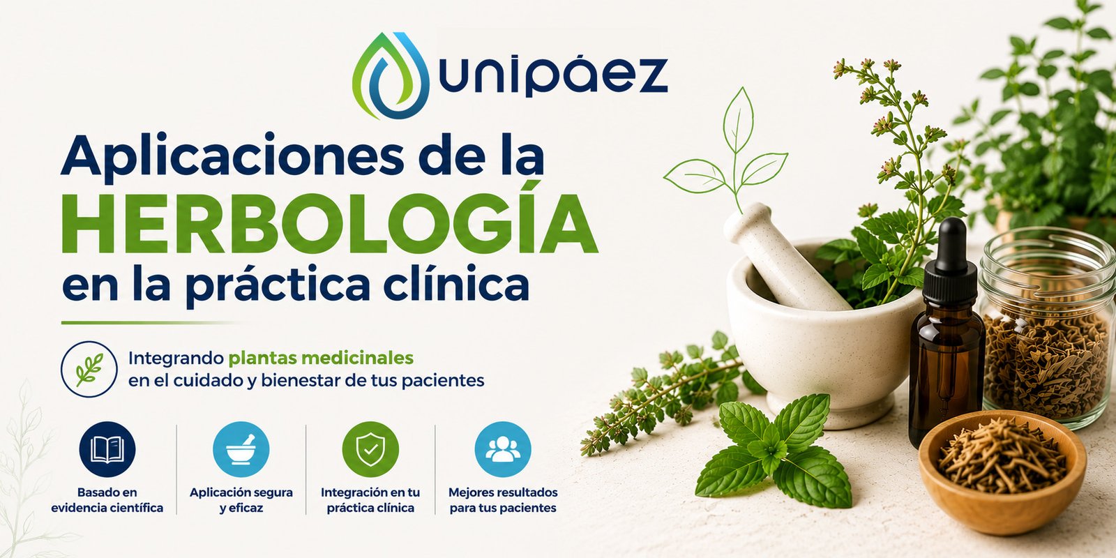 Curso Herbología práctica para el manejo del dolor y elaboración de productos a base de plantas.
